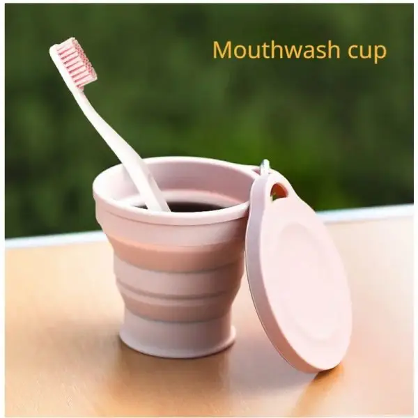 Portable 180ml Collapsible Silicone Cup