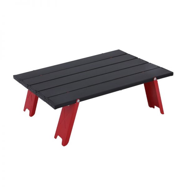 Ultralight Aluminum Alloy Mini Foldable Table - Camping Outdoor Table For Travel Picnic Barbecue - Folding Computer Bed Desk - Image 3