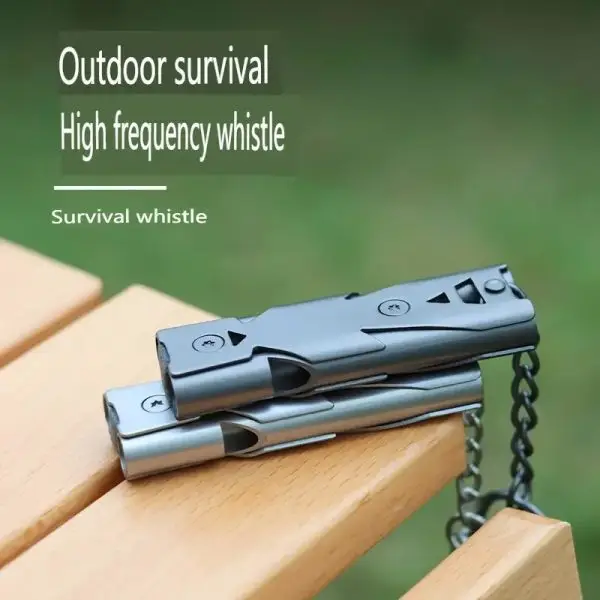 Stainless Steel Survival Whistle