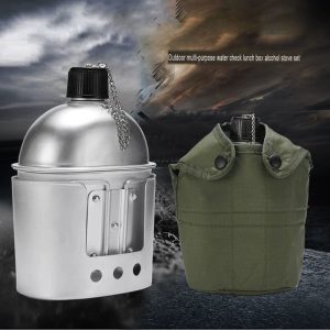Outdoor Canteen Cup Stove Pouch Kit